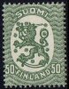 (image for) 50p Dull Green Perf 14½ x 15