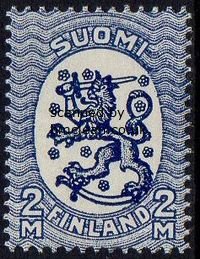 (image for) 2 M Blue & Grey Blue Perf 14½ x 15