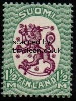 (image for) 1½Mk Purple & Green