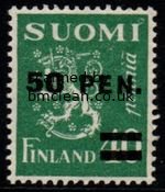 (image for) 1931 50 PEN on 40p Green