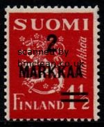 (image for) 1937 2 MARKKA on 1½M Carmine