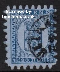 (image for) 1866 20 penni Blue F/Used [25650]