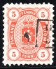 (image for) 1875-84 5 penni Orange (F/U)