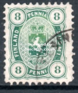 (image for) 1875-84 8 penni Green F/U