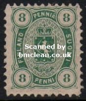 (image for) 1875-84 8 penni Green L/M/M