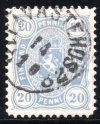 (image for) 1875-84 20 penni Blue (F/U)