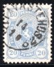 (image for) 1875-84 20 penni Blue (F/U)