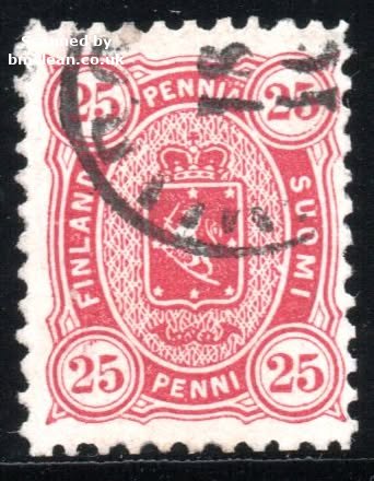 (image for) 1875-84 25 penni Red (F/U)