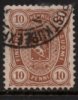 (image for) 1882-84 10p Brown Perf 12½ (F/U)