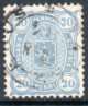 (image for) 1882-84 20p Blue Perf 12½ (F/U)