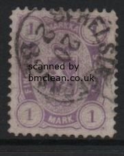 (image for) 1882 1 Markka Mauve F/Used
