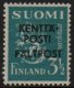 (image for) 1943 3½m Blue Military Overprint