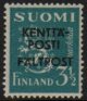 (image for) 1943 3½m Blue Military Overprint