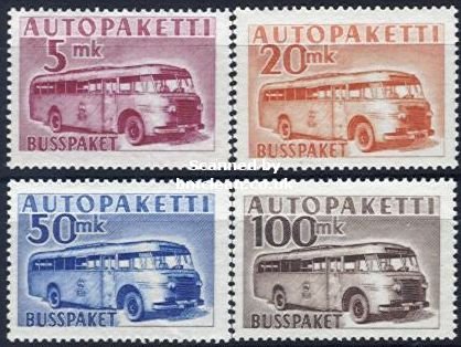 (image for) 1952/58 Parcel Post (4v U/M)