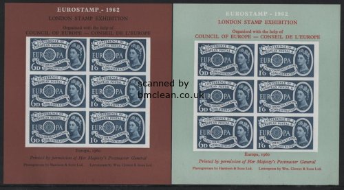 (image for) 1962 Great Britain - Eurostamp