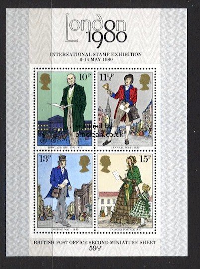 (image for) 1979 Rowland Hill M/S