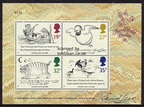 (image for) 1988 Edward Lear M/S