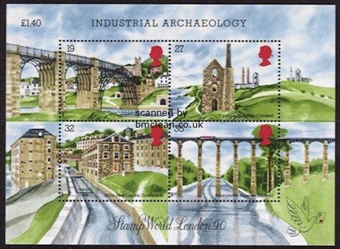 (image for) 1989 Industrial Archaeology Min. Sheet