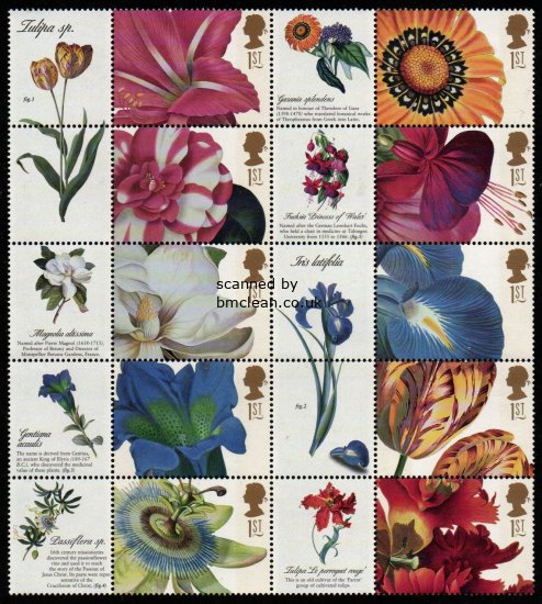 (image for) 2003 Flowers From Smilers Sheets