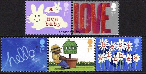 (image for) 2002 'Occasions' Greetings Stamps