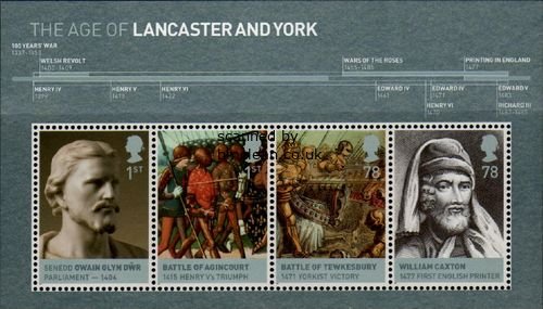 (image for) 2008 Houses of Lancaster and York M/S