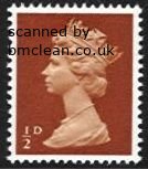 (image for) ½d. Orange brown