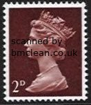 (image for) 2d. Lake brown 2 Bands Type II