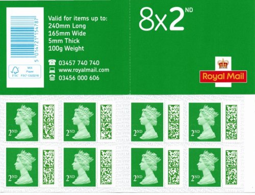 (image for) Discount 2nd Class Stamp Booklet