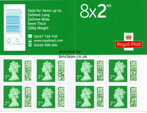 (image for) Discount 2nd Class Stamp Booklet