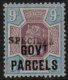 (image for) 1887 - 1900 Government Parcels 9d SPECIMEN