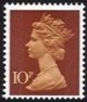 (image for) 10p Brown & chestnut 2 Side Bands