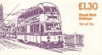 (image for) £1.30 Trams 3 Blackpool Right Selvedge