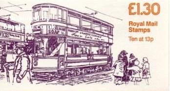 (image for) £1.30 Trams 4 London Right Selvedge