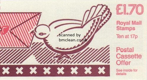 (image for) £1.70 Love Letters Right Selvedge