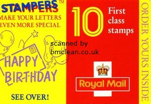 (image for) 1994 10x1st Orange Happy Birthday on Tab