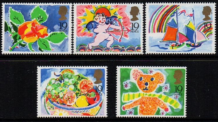 (image for) 1989 Greetings Stamps
