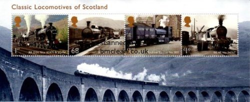 (image for) 2012 Classic Locomotives of Scotland M/S