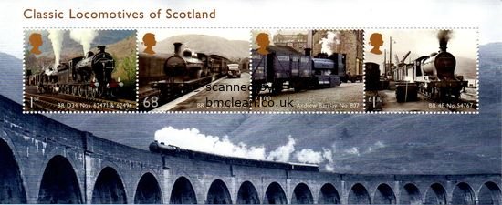 (image for) 2012 Classic Locomotives of Scotland M/S