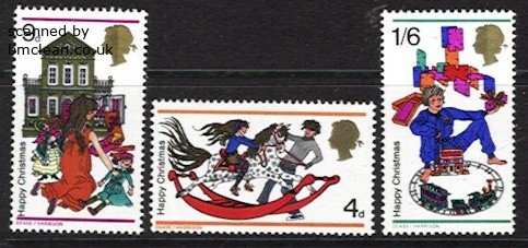 (image for) 1968 Christmas Stamps