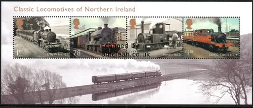 (image for) 2013 Classic Locomotives of Northern Ireland (M/S)