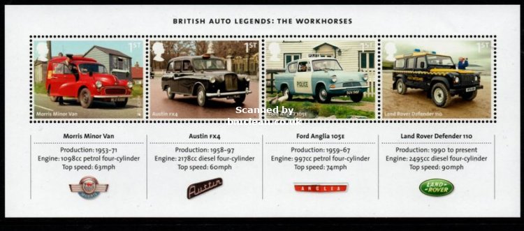 (image for) 2013 British Auto Legends M/S