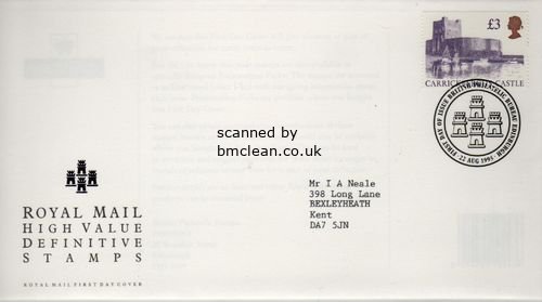 (image for) 1995 £3 Carrickfergus Castle