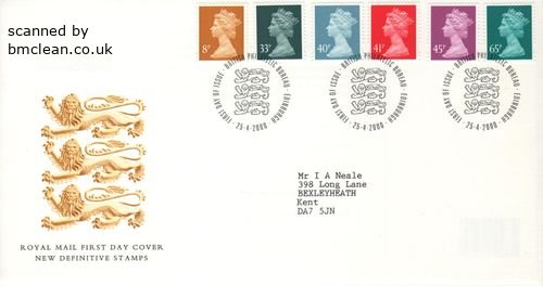 (image for) 2000 New Value Definitives (6v)