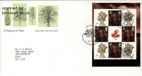 (image for) 2000 A Treasury of Trees Pane FDC