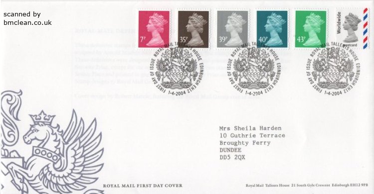 (image for) 2004 New Value Definitives (6v)