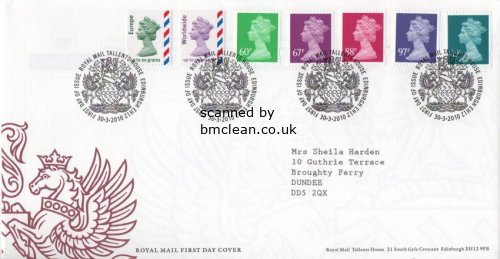 (image for) 2010 New Definitives (5v + NVI)
