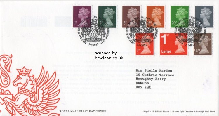 (image for) 2013 New Definitives (5v + NVI)