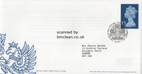 (image for) 2017 New High Value Definitive (1v)