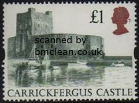 (image for) 1992 £1.00 Carrickfergus Castle