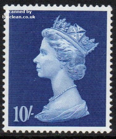 (image for) 1969 10/- Blue